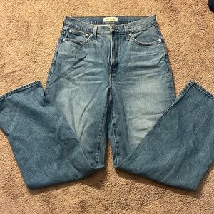 NWT Madewell perfect vintage wide leg jean